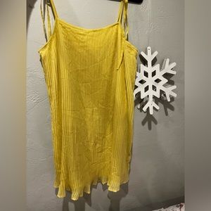 BCBG yellow summer dress